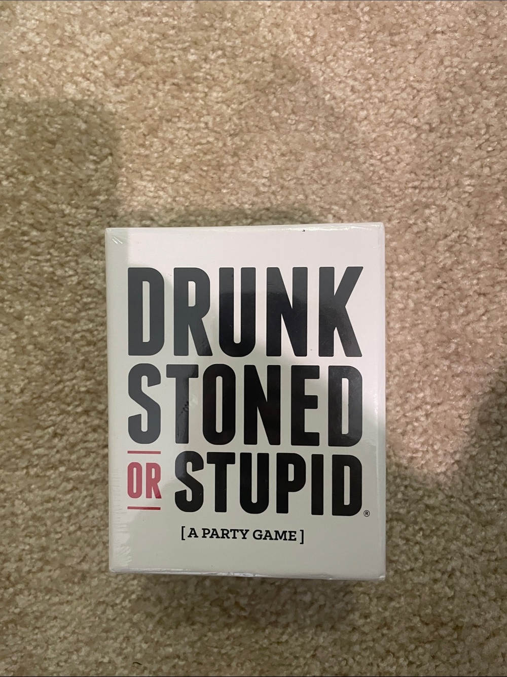 Drunk Stoned or Stupid party game